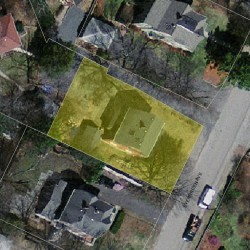 31 Evergreen Ave, Newton MA 02466-1702 aerial view