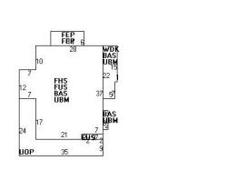 2 Lowell Ave, Newton MA 02460-1612 floor plan