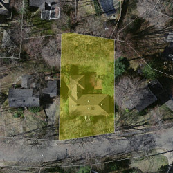 92 Lewis St, Newton MA 02458-1840 aerial view