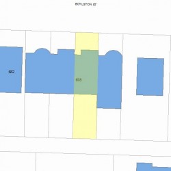 676 Boylston St, Newton MA 02459-2680 plot plan