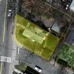 24 Lexington St, Newton MA 02465-1053 aerial view