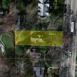 597 Walnut St, Newton MA 02460-2466 aerial view