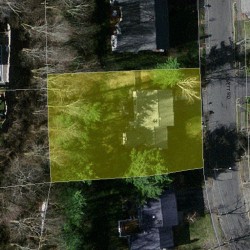 44 Lovett Rd, Newton MA  02459-3106 aerial view