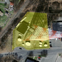 45 Tower Rd, Newton MA 02464-1510 aerial view