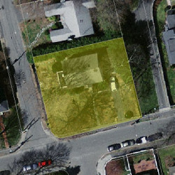 69 Otis St, Newton MA  02460-1816 aerial view