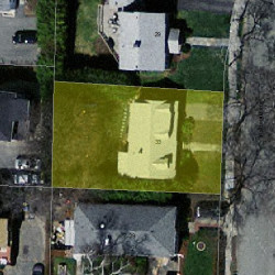 33 Fordham Rd, Newton MA 02465-1206 aerial view