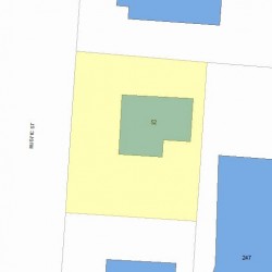 52 Rustic St, Newton MA 02458-1024 plot plan
