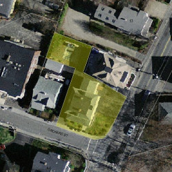 3 Orchard St, Newton MA  02458-1716 aerial view