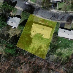 46 Marcellus Dr, Newton MA 02459-2935 aerial view