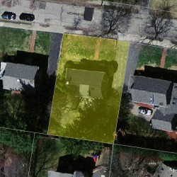 66 Moffat Rd, Newton MA  02468-1115 aerial view