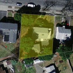 356 California St, Newton MA 02458-1054 aerial view
