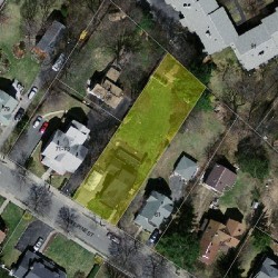 65 Pine St, Newton MA  02466-1115 aerial view
