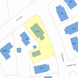 40 Fuller St, Newton MA 02468-1032 plot plan