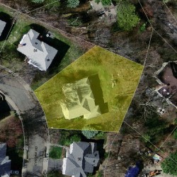 90 Cynthia Rd, Newton MA 02459-2834 aerial view