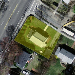 5 Angier Cir, Newton MA  02466-2901 aerial view