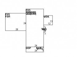 170 Waltham St, Newton MA 02465-1333 floor plan