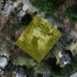 288 Waban Ave, Newton MA 02468-2151 aerial view