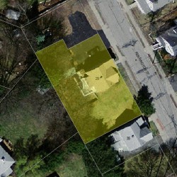29 Kensington St, Newton MA  02460-1311 aerial view