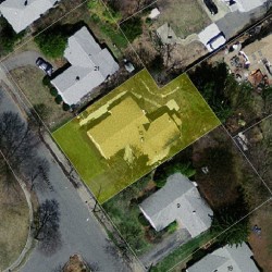 15 Mosman St, Newton MA  02465-1303 aerial view