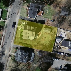 66 Fisher Ave, Newton MA 02461-1107 aerial view