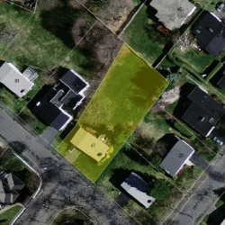 47 Esty Farm Rd, Newton MA 02459-3605 aerial view