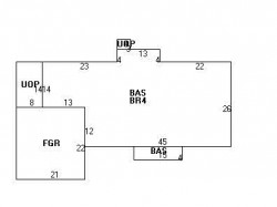 21 Silver Birch Rd, Newton MA  02468-2312 floor plan