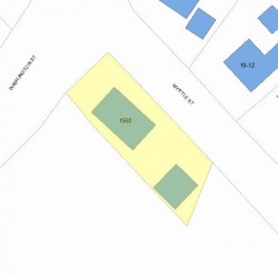 1560 Washington St, Newton MA  02465-2230 plot plan