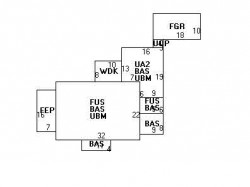 312 Quinobequin Rd, Newton MA  02468-2104 floor plan