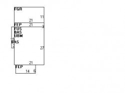 28 Wade St, Newton MA  02461-1715 floor plan