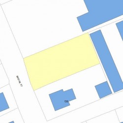 124 Bridge St, Newton MA 02458-1129 plot plan