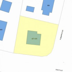 429 Crafts St, Newton MA 02465-1735 plot plan