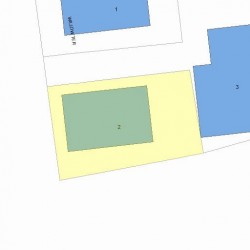 2 Willow Ter, Newton MA  02459-1833 plot plan