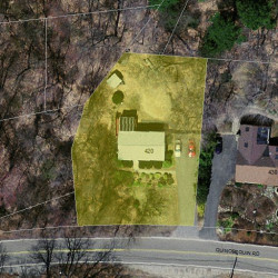 420 Quinobequin Rd, Newton MA 02468-2126 aerial view