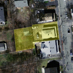 19 Hale St, Newton MA 02464-1310 aerial view