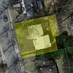 234 Woodcliff Rd, Newton MA 02461-2128 aerial view