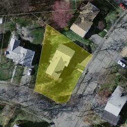 20 Brandeis Rd, Newton MA  02459-2709 aerial view