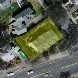 1045 Washington St, Newton MA  02465-2142 aerial view