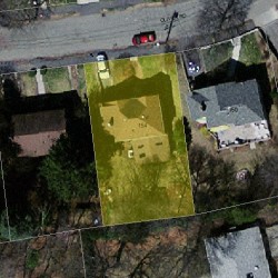154 Oliver Rd, Newton MA 02468-2321 aerial view