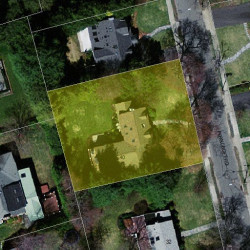 40 Ferncroft Rd, Newton MA 02468-1214 aerial view