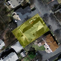 39 Eddy St, Newton MA 02465-2132 aerial view