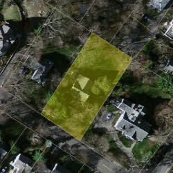 17 Bellevue St, Newton MA  02458-1918 aerial view