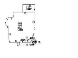 33 Mossfield Rd, Newton MA 02468-1921 floor plan