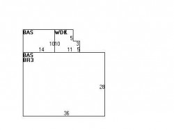 66 Cumberland Rd, Newton MA 02465-1840 floor plan