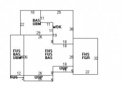 8 Longmeadow Rd, Newton MA  02459-3427 floor plan