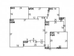 183 Old Farm Rd, Newton MA 02459-3437 floor plan