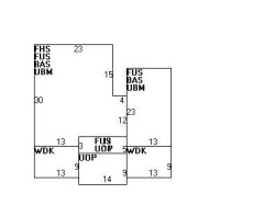 21 Tarleton Rd, Newton MA 02459-1732 floor plan