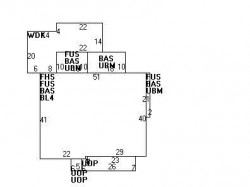 28 Eliot Memorial Rd, Newton MA  02458-2704 floor plan
