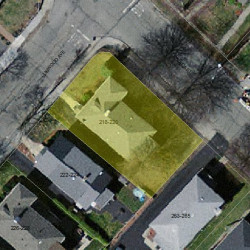 220 Linwood Ave, Newton MA 02460-1459 aerial view