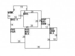 941 Centre St, Newton MA 02459-1235 floor plan