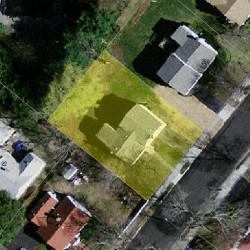 244 Spiers Rd, Newton MA  02459-3727 aerial view